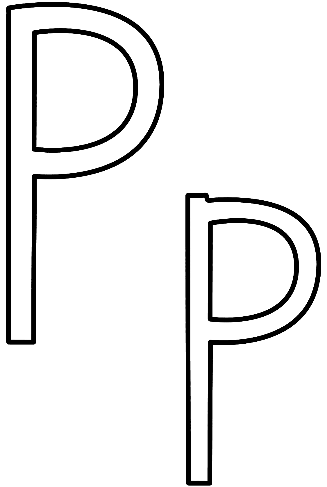 Letter p