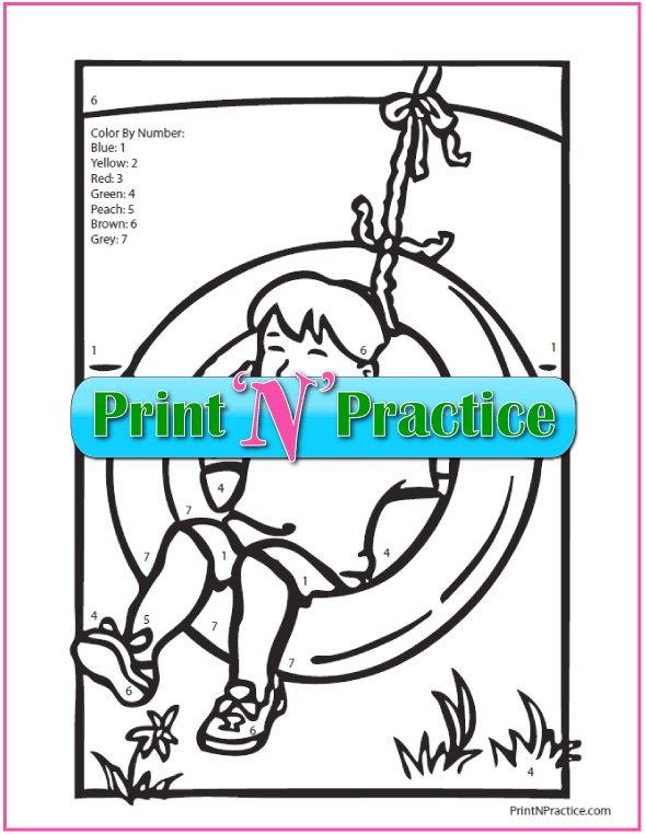 Color by number worksheets customize print and color