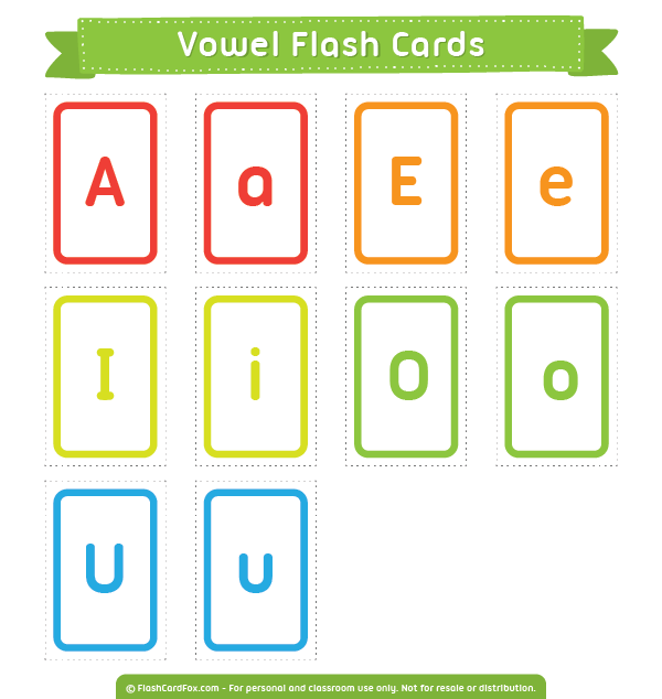 Free printable vowel flash cards download them in pdf format at httpflashcardfoxdownloadvowel