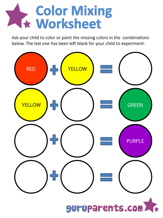 Mixing colors