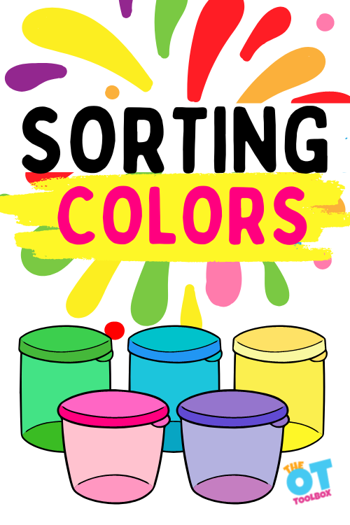 Sorting colors activities