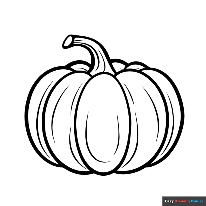 Free printable pumpkin coloring pages for kids