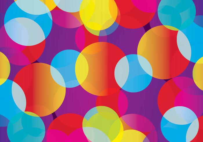 Colorful circle background psd