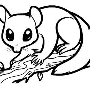 Possum coloring pages printable for free download