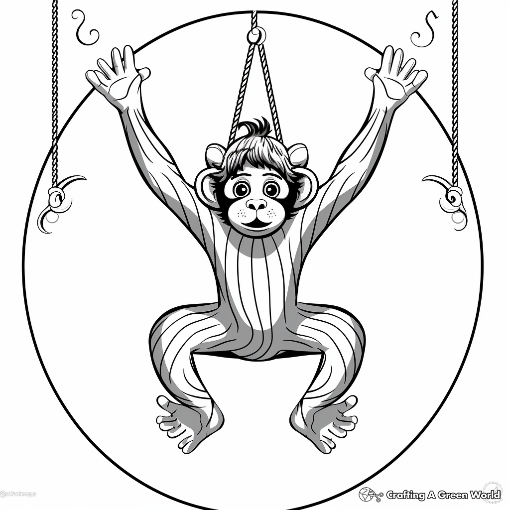 Circus animal coloring pages