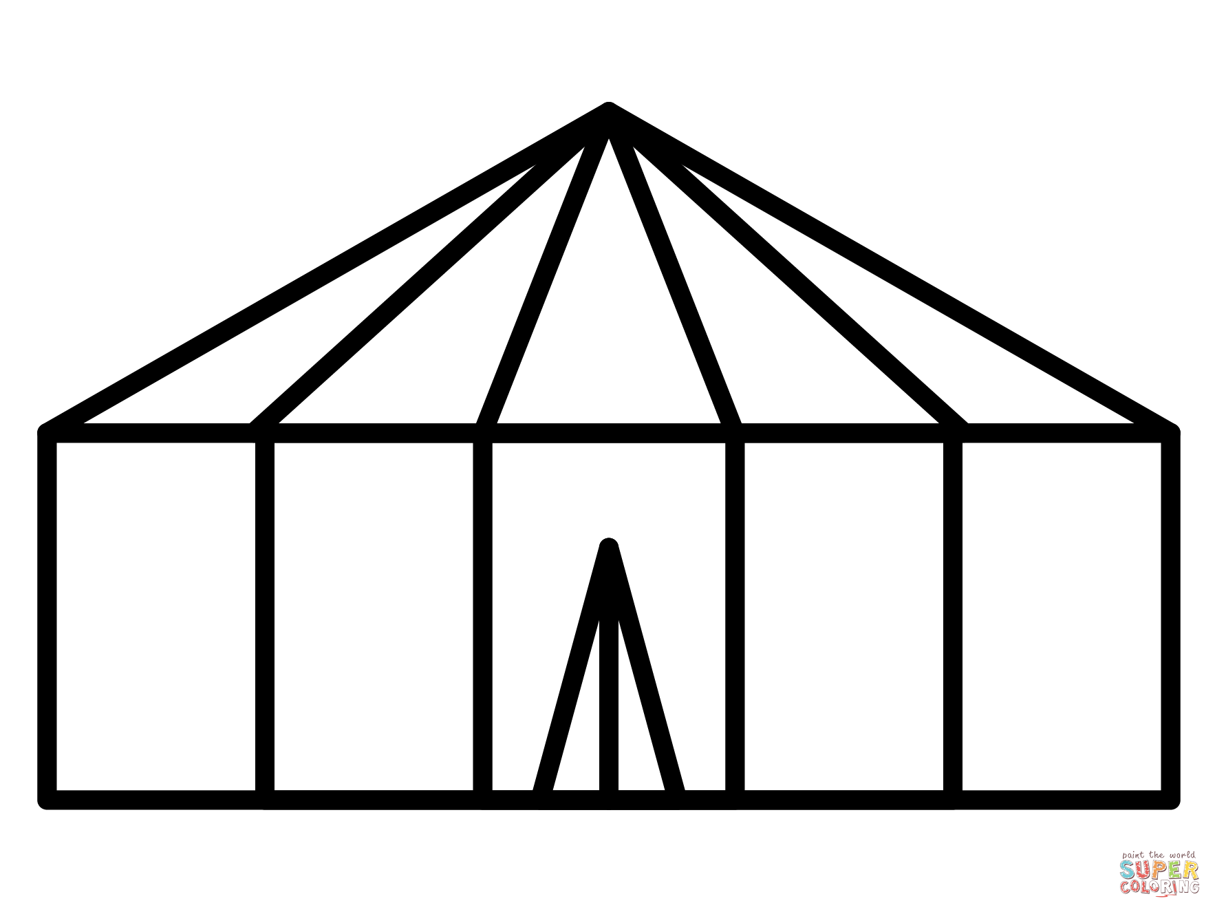 Circus tent emoji coloring page free printable coloring pages