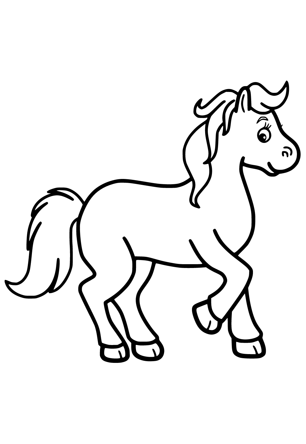 Free printable horse hoof coloring page sheet and picture for adults and kids girls and boys