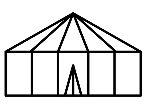 Circus tent emoji coloring page free printable coloring pages