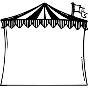 Circus tent frame clipart cliparts of circus tent frame free download wmf eps emf svg png gif formats clip art circus theme fun party themes