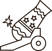 Circus cannon coloring page free printable coloring pages