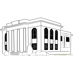 City halls coloring pages for kids printable free download