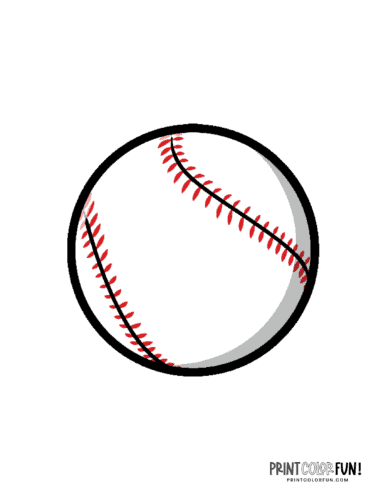 Baseball gear coloring pages balls bats mitts hats at