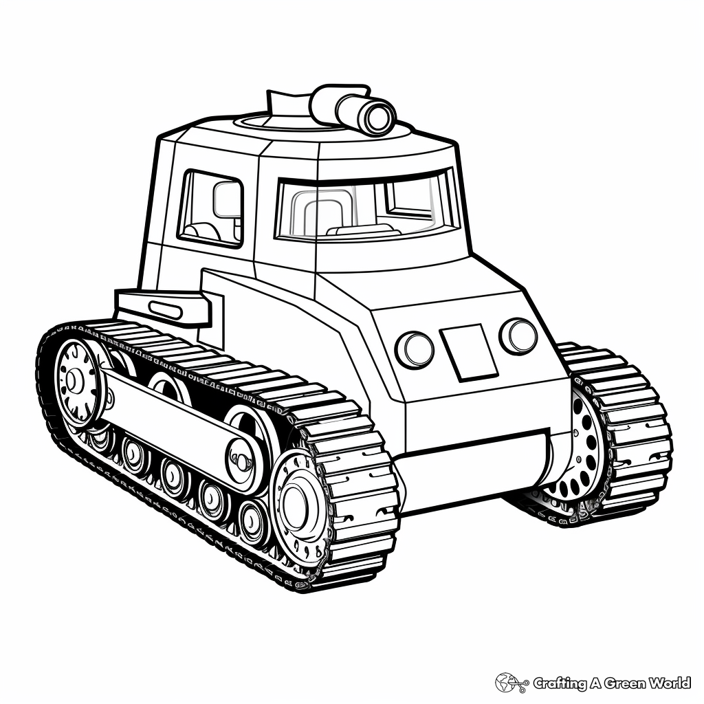 Tank coloring pages