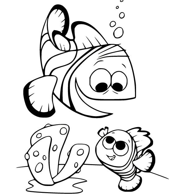 Finding nemo coloring pages printable for free download