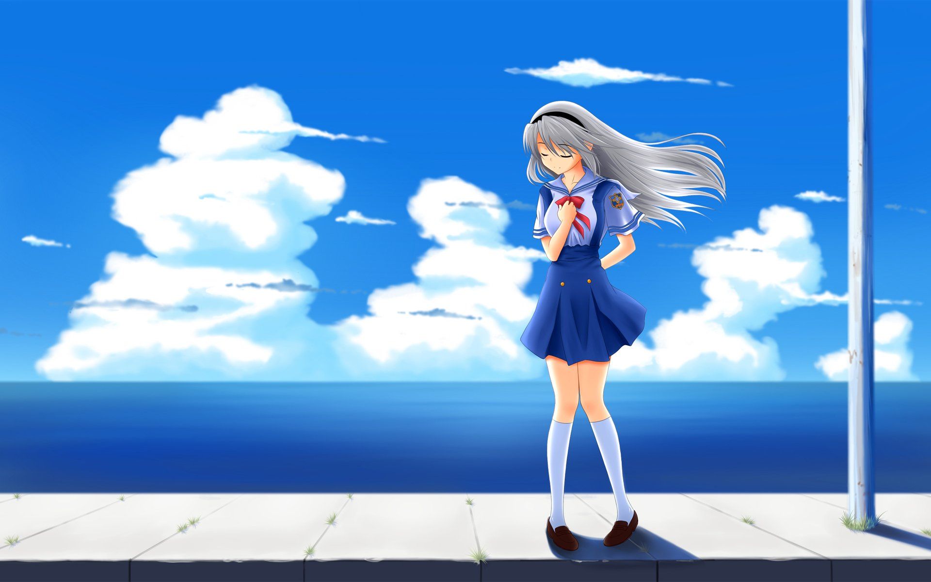 Anime #Clannad Tomoyo Sakagami #1080P #wallpaper #hdwallpaper #desktop