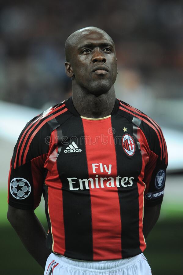 Clarence seedorf before the match editorial image