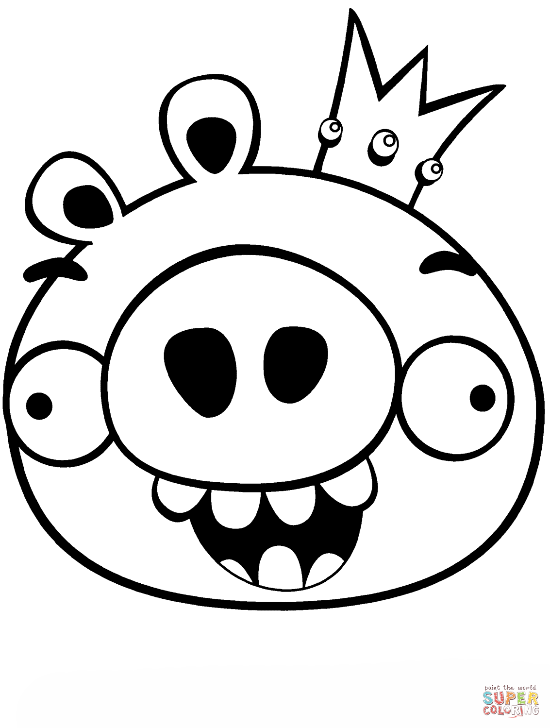 King smoothcheeks coloring page free printable coloring pages