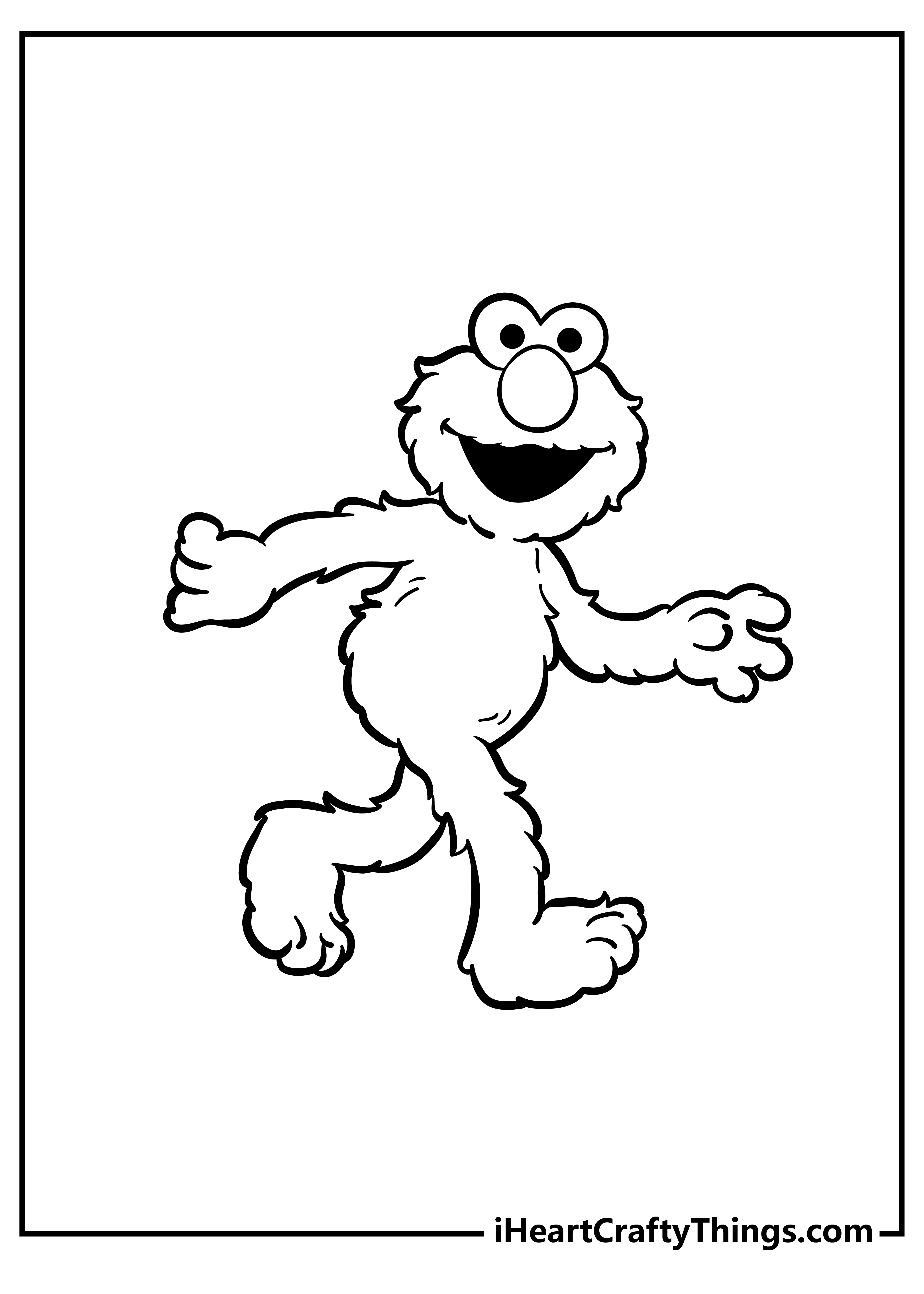 Elmo coloring pages free printables