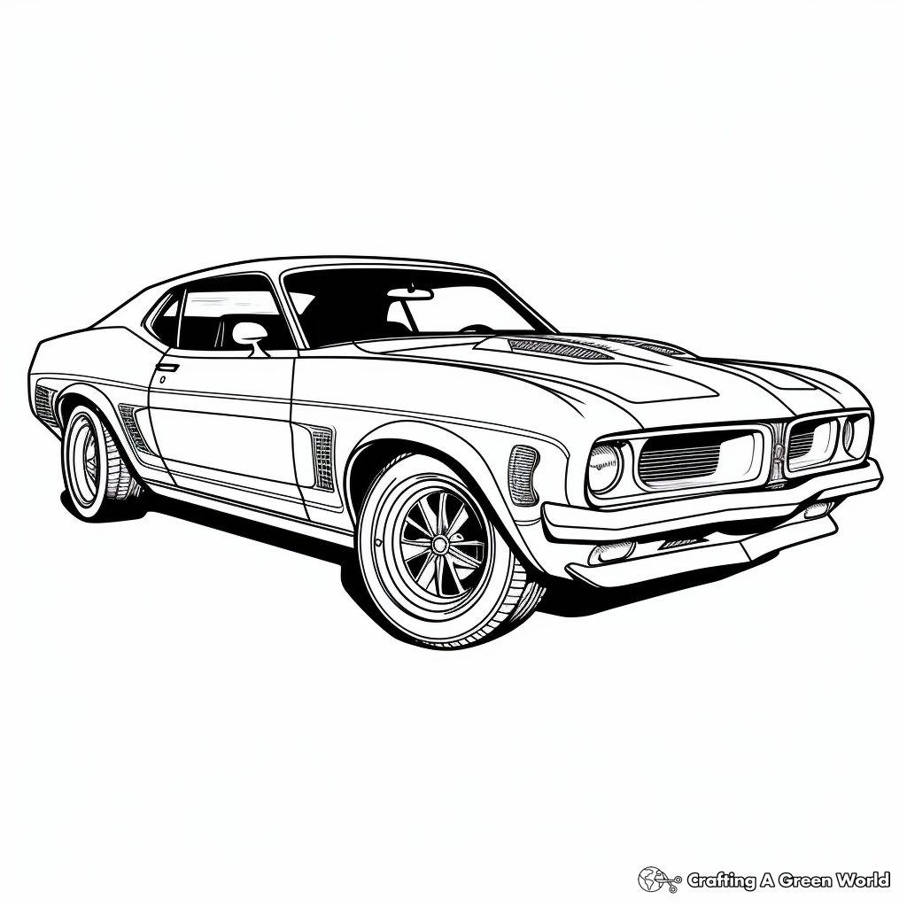 Car for adults coloring pages