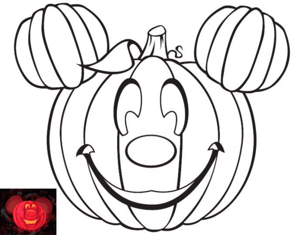 Free disney halloween candy corn coloring pages