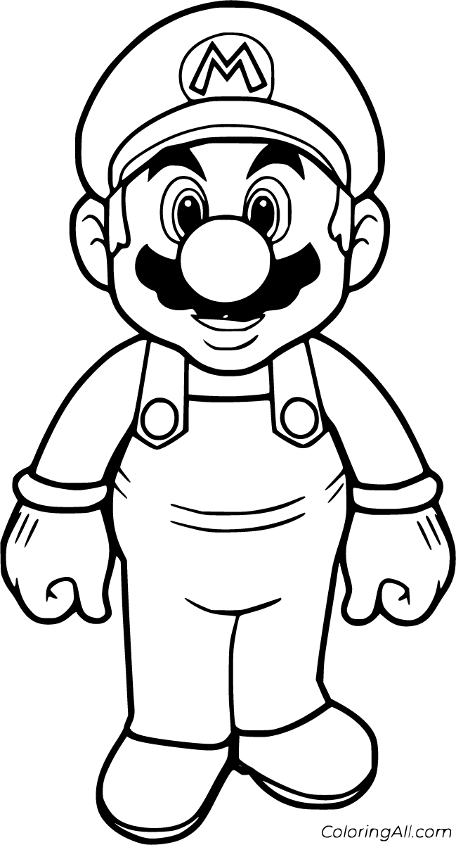 Free printable mario coloring pages easy to print from any device and automatically fit any â super mario coloring pages mario coloring pages coloring pages