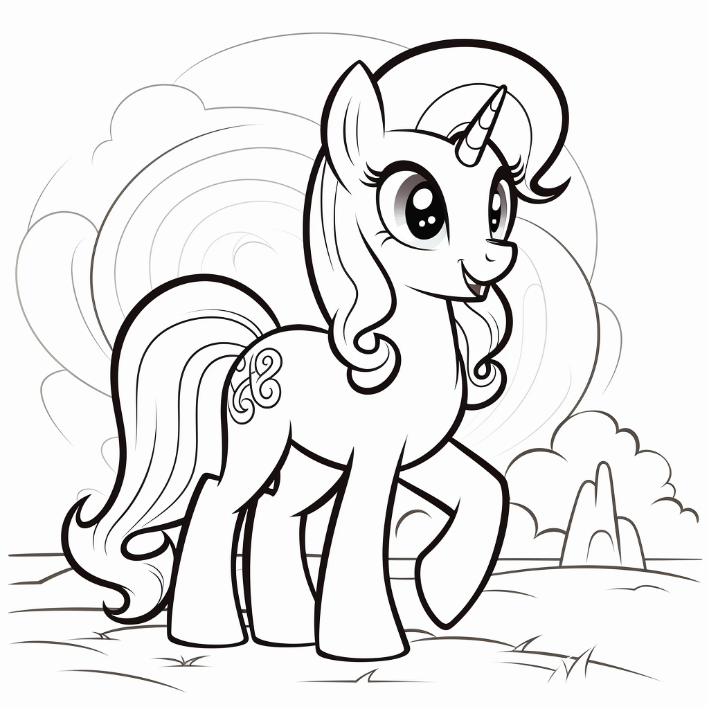 Cute my little pony coloring pages for mlp