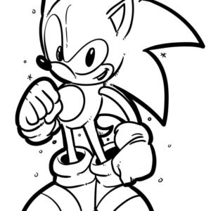 Sonic coloring pages printable for free download