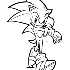 Sonic coloring pages printable for free download