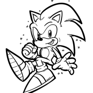 Sonic coloring pages printable for free download