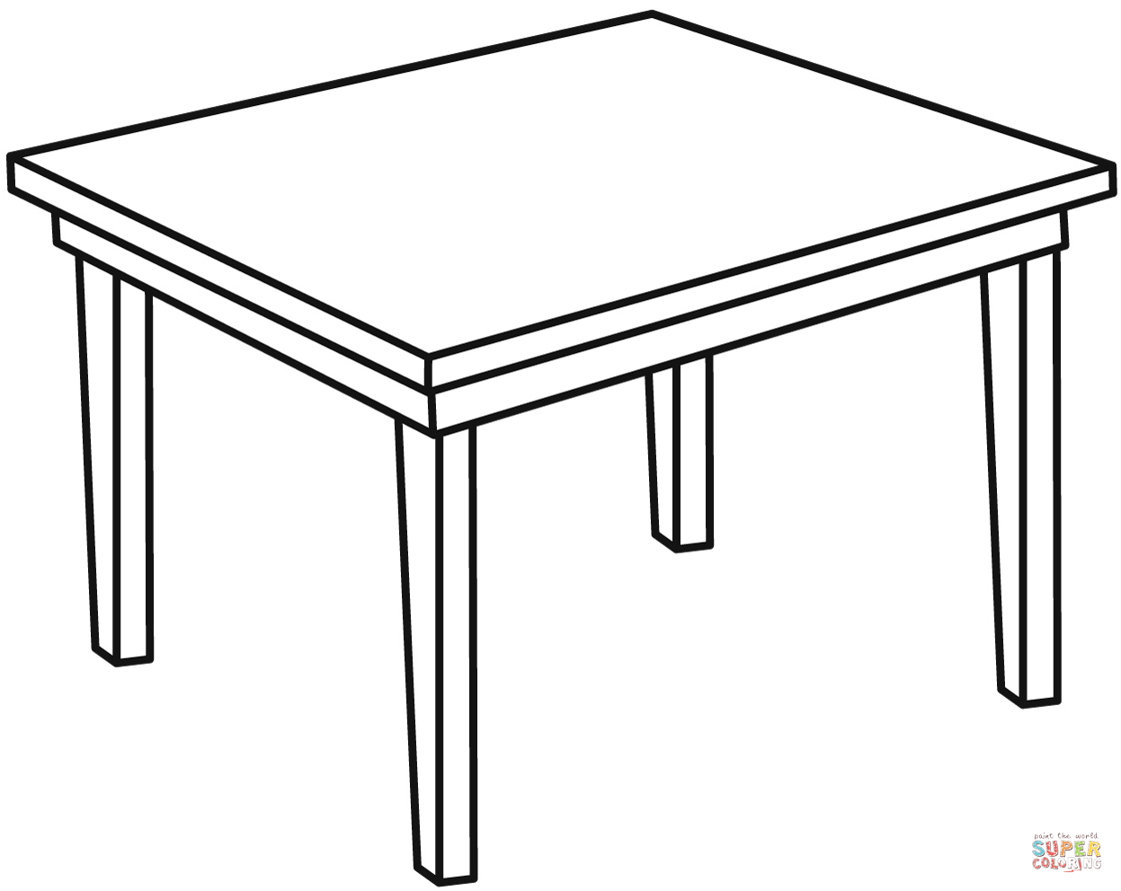 Student desk coloring page free printable coloring pages