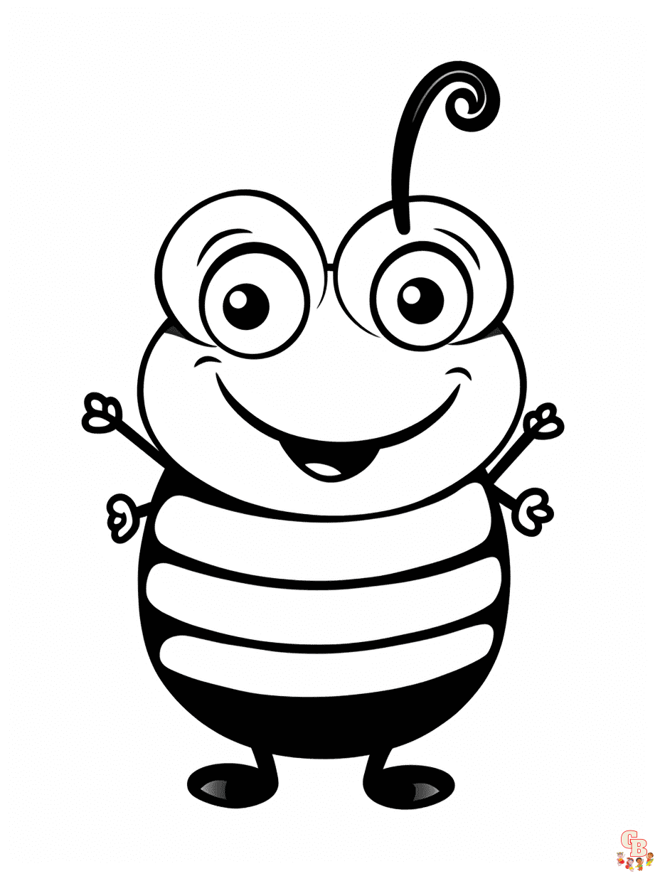 Bug coloring pages