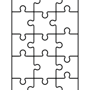 Jigsaw puzzle coloring pages printable for free download