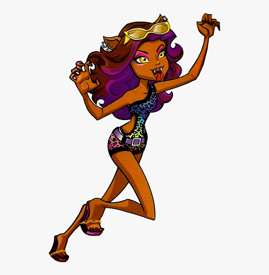 Monster high clawdeen beach png download