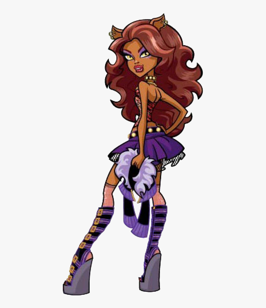 Monster high clawdeen wolf cartoon hd png download