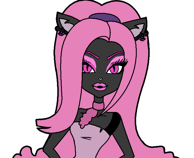 Catty noir by monsterhighfan on