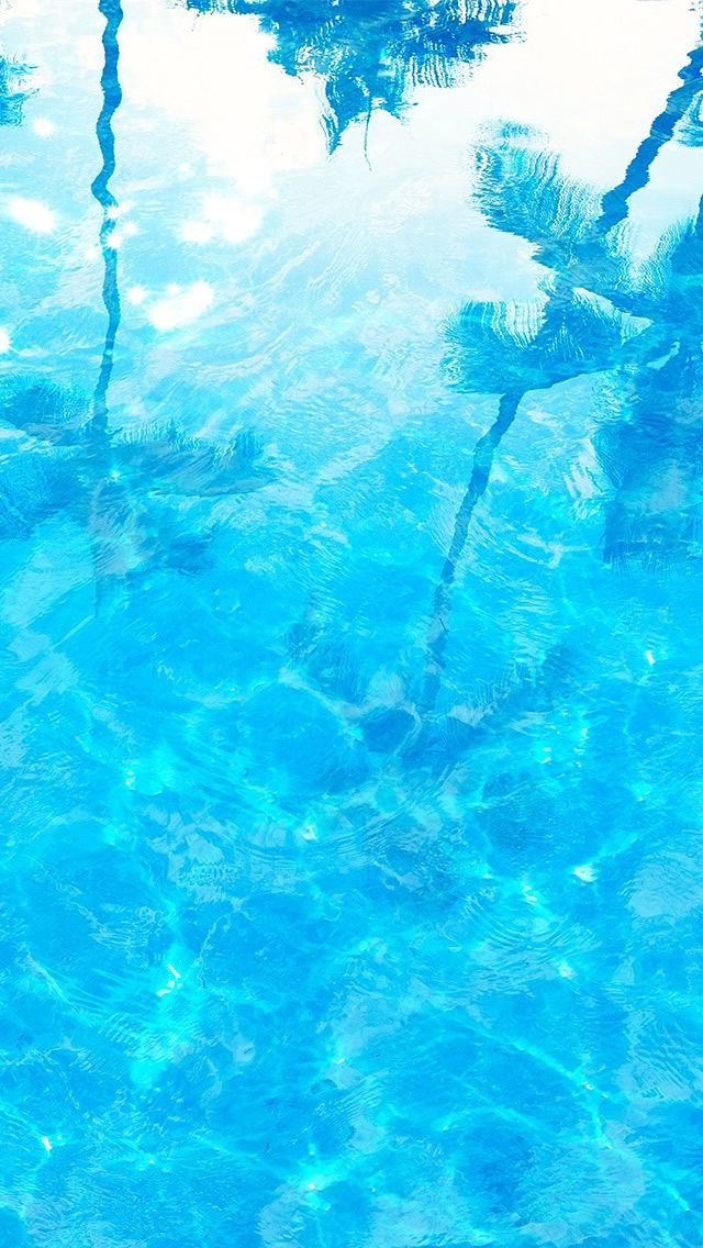 Pure blue water reflection iphone s wallpaper water reflections water beach wallpaper