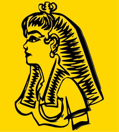 Cleopatra drawing clip art image