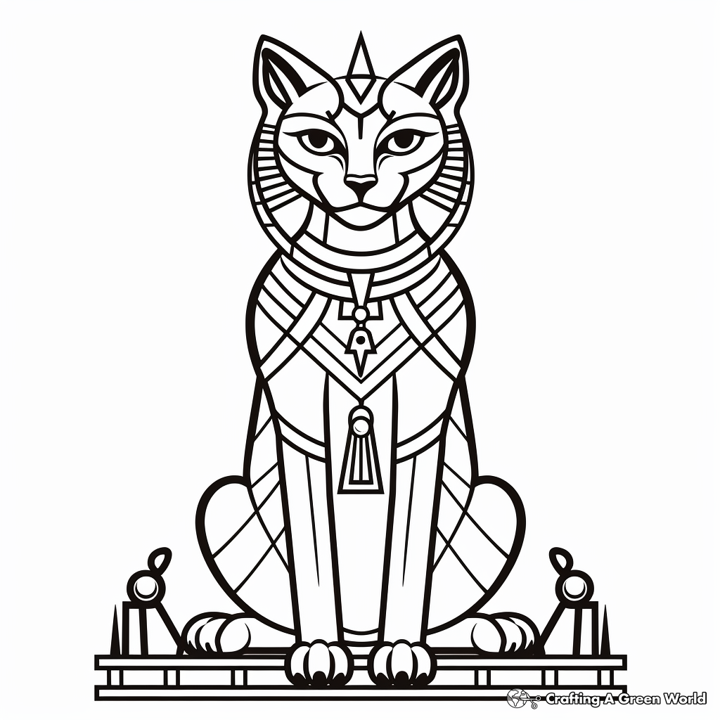 Egyptian coloring pages