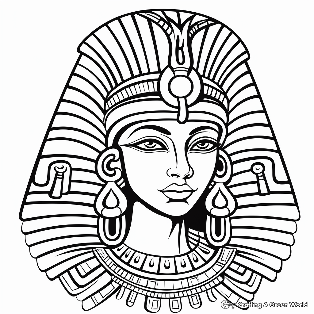 Egyptian coloring pages