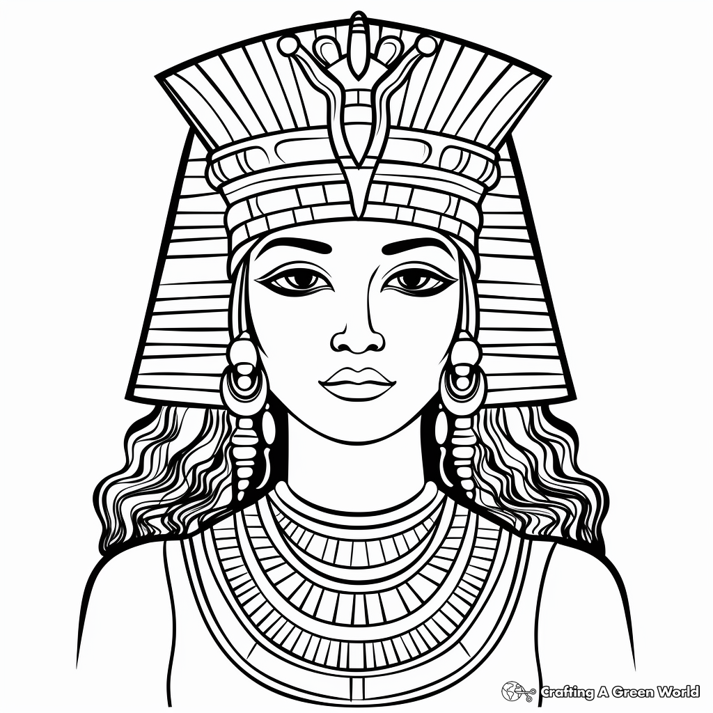 Egyptian coloring pages