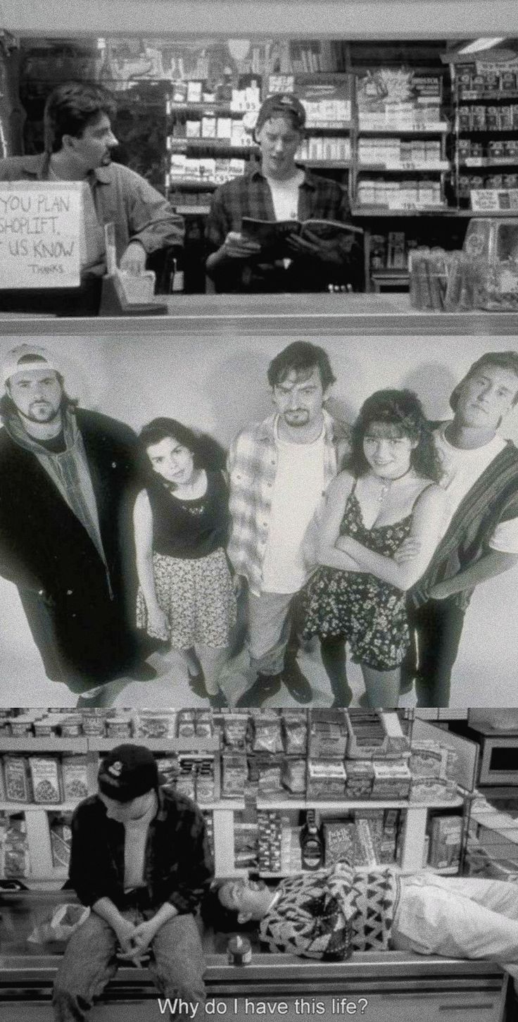 Clerks wallpaper film aesthetic silent bob movies