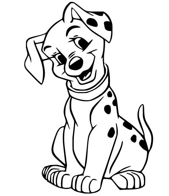 Dalmatians coloring pages printable for free download