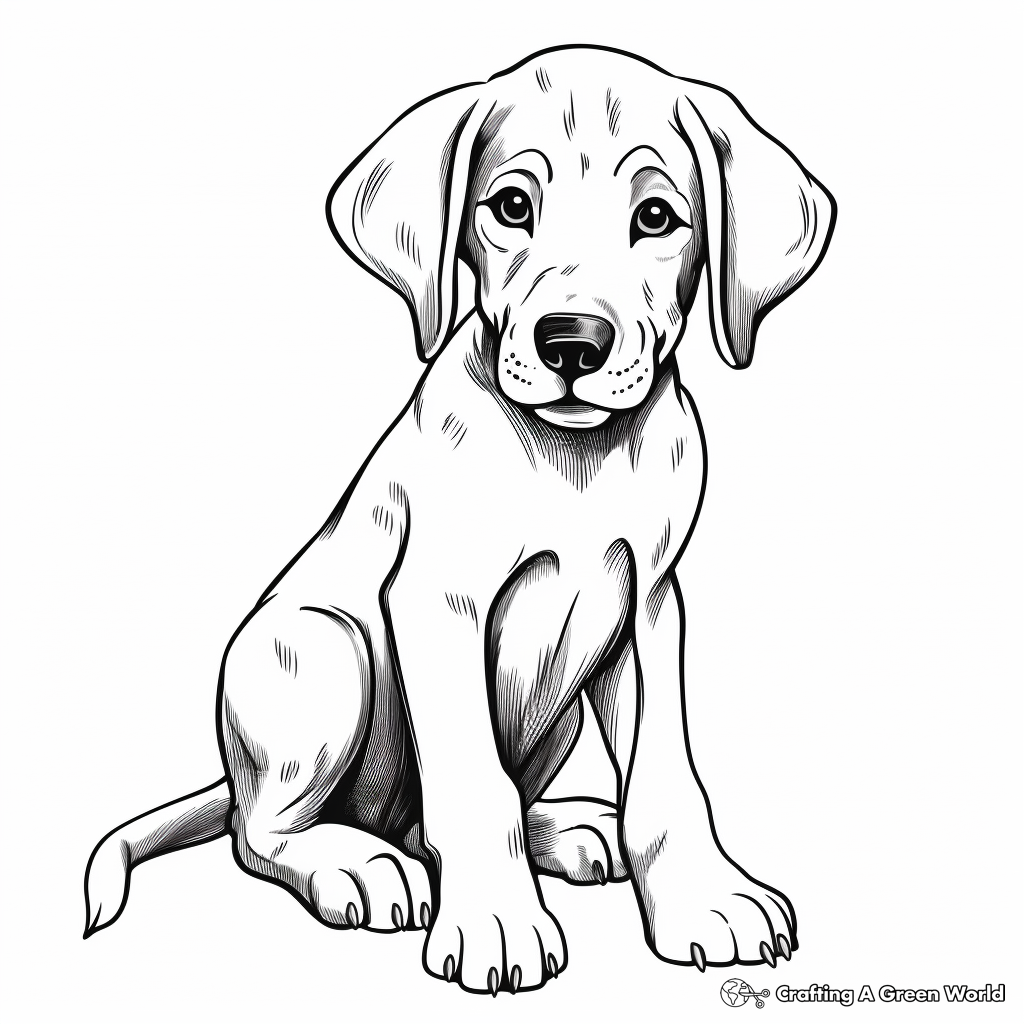 Great dane coloring pages