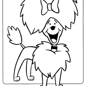 Clifford coloring pages printable for free download