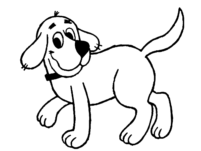 Clifford coloring pages printable for free download