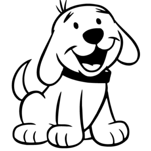 Clifford coloring pages printable for free download