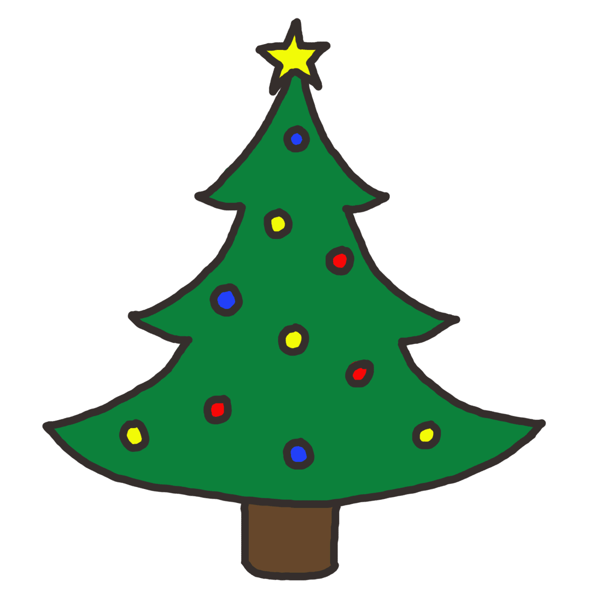 The best free christmas tree clip art images