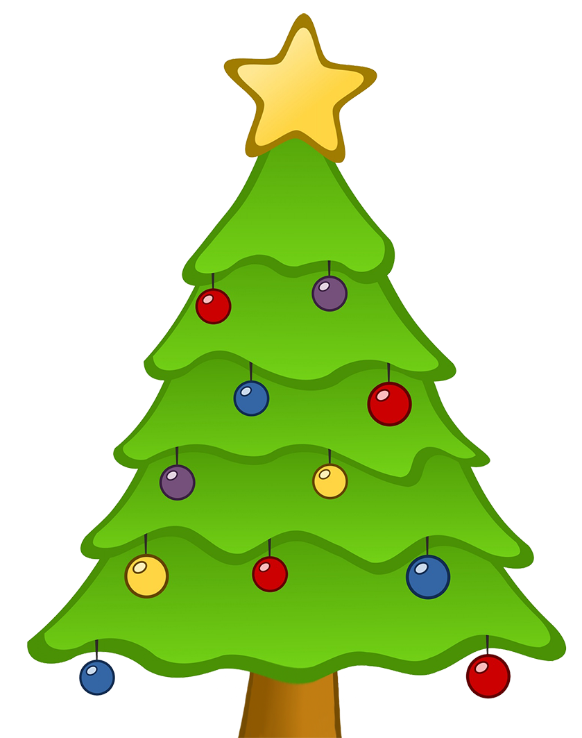 Christmas tree clip art