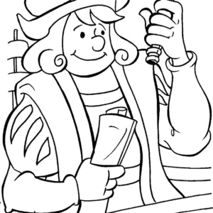 Columbus day coloring pages printable for free download