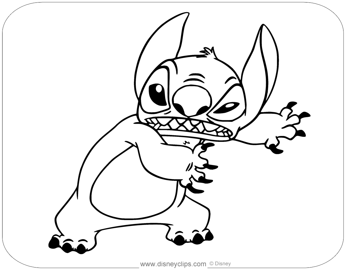 Lilo and stitch coloring pages